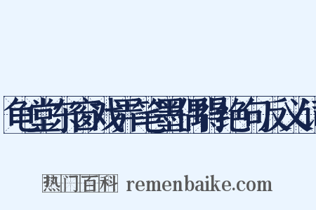 龟堂东窗戏弄笔墨偶得绝句反义词是什么意思的图片